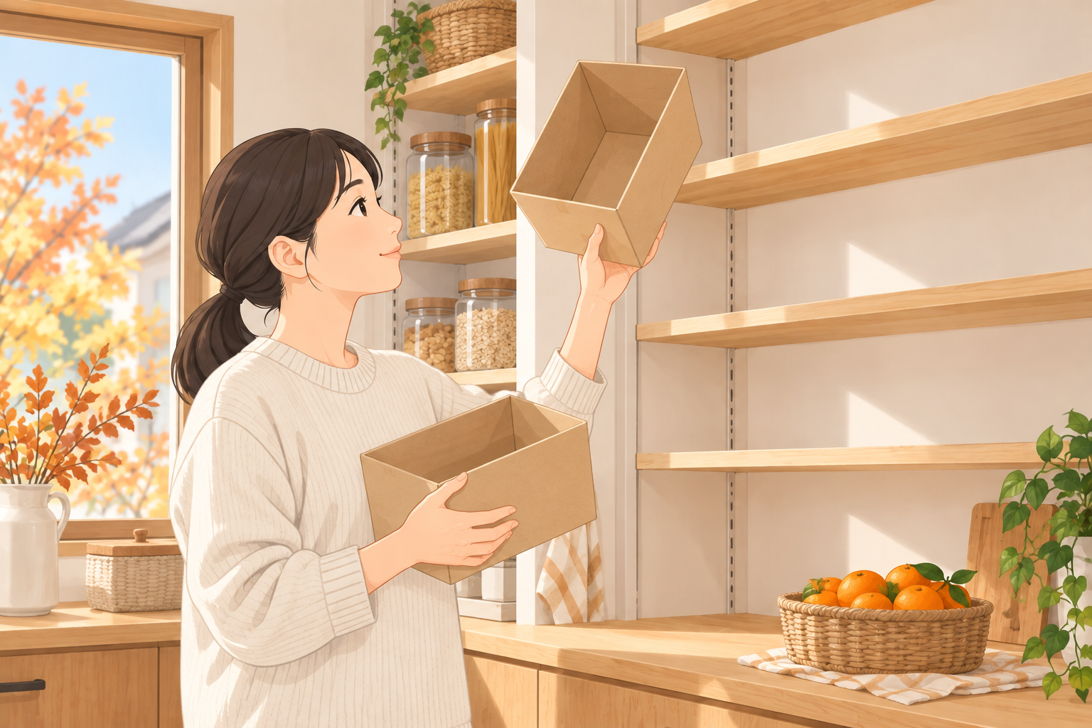 勝浦町の秋のカビ対策｜食品庫と段ボール収納の点検