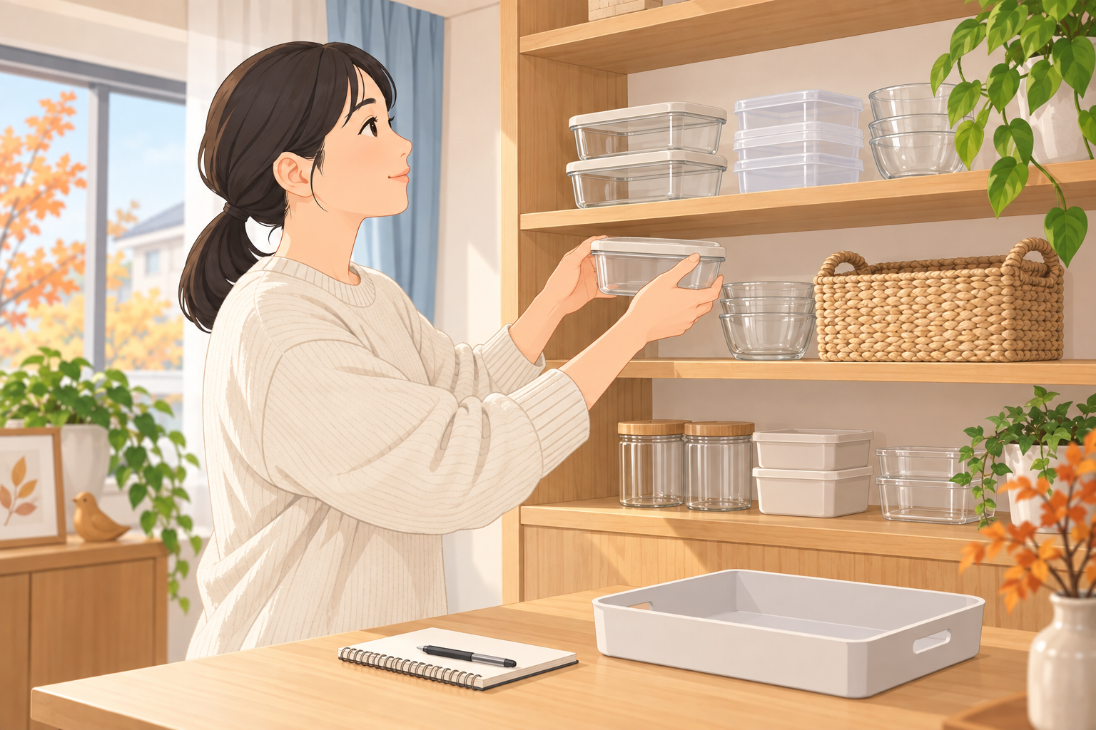 上勝町の秋のカビ対策｜再利用容器と収納棚の点検
