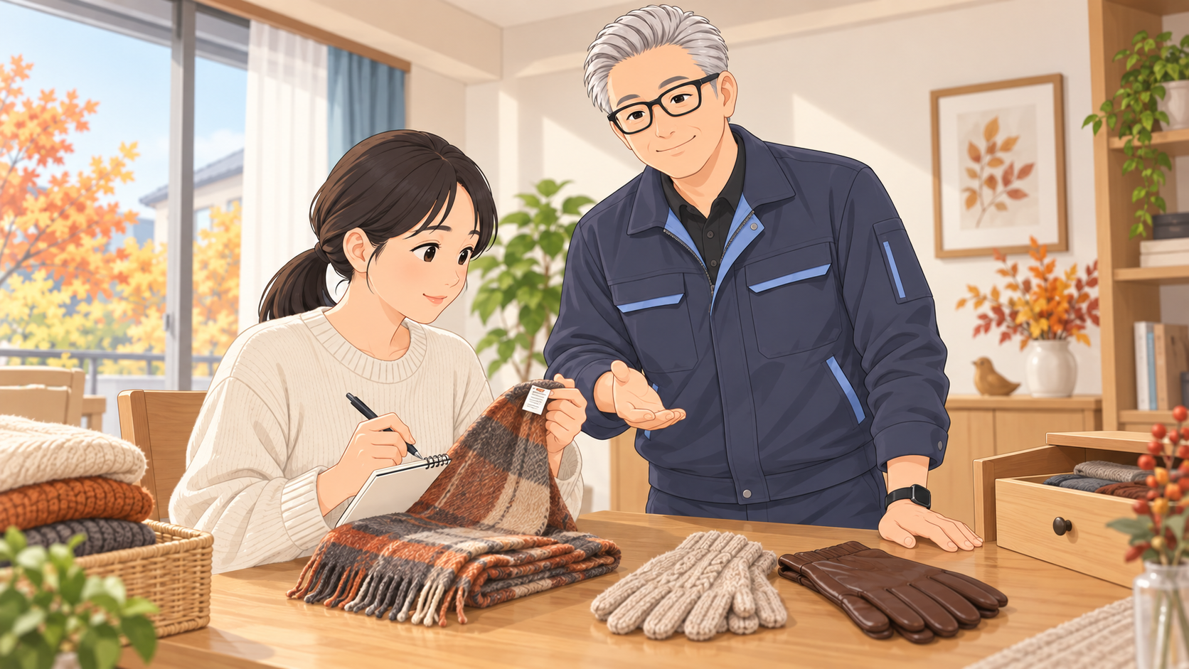 東かがわ市の秋のカビ対策｜手袋とマフラーの収納点検